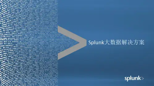 Splunk大数据解决方案