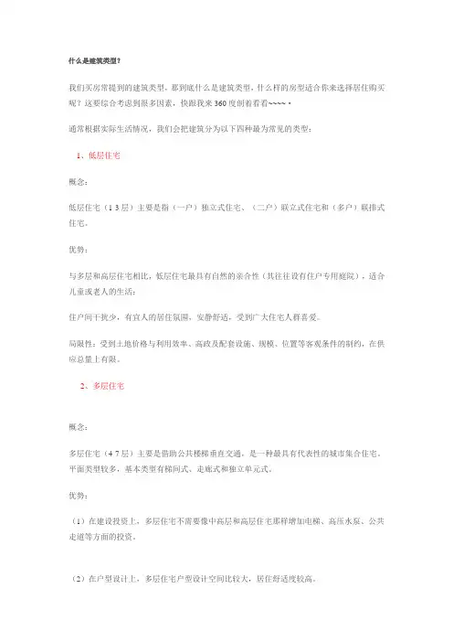 什么是建筑类型