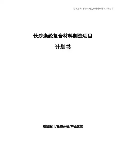 长沙涤纶复合材料制造项目计划书