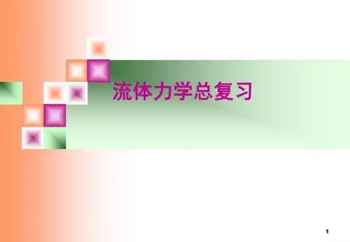 中国石油大学流体力学总复习剖析PPT课件