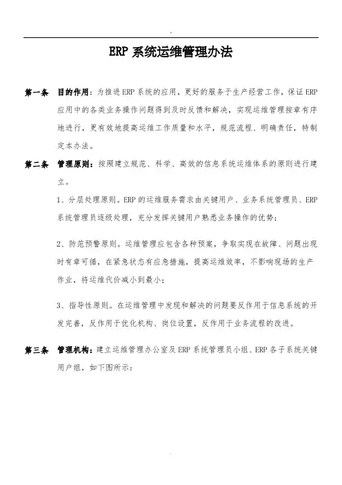erp系统运维管理办法发文版.doc