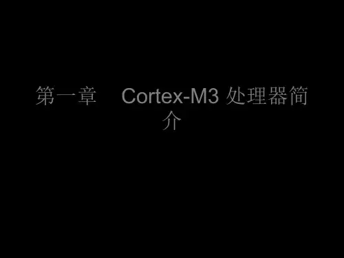 01-第一章Cortex-M3处理器简介 共25页
