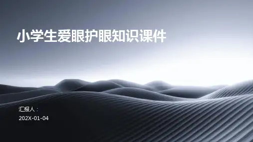 小学生爱眼护眼知识课件