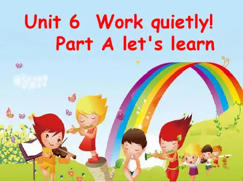 五年级下册英语课件Unit6ALet'searn人教PEP