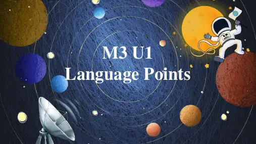 外研版初中英语八年级下册《Module 3 Unit 1》课件