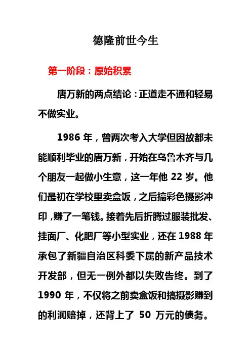 朱明zhubob企业集团财务管理案例-德隆的案例