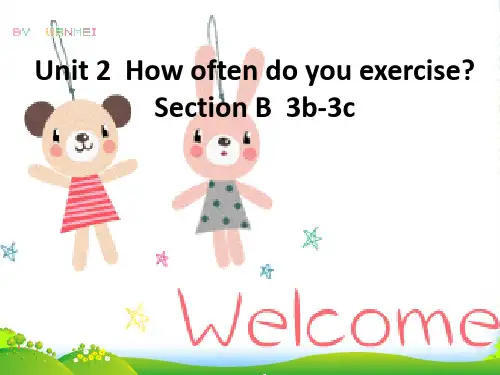 人教英语八年级上册Unit2 Section B 3b3c (共13张PPT)