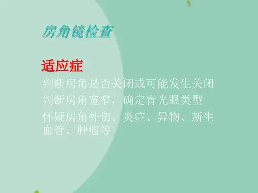 三面镜及房角镜检查(共29张精选PPT)