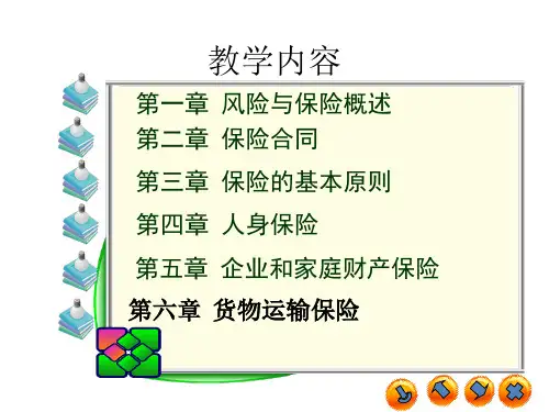 教学课件保险概论1