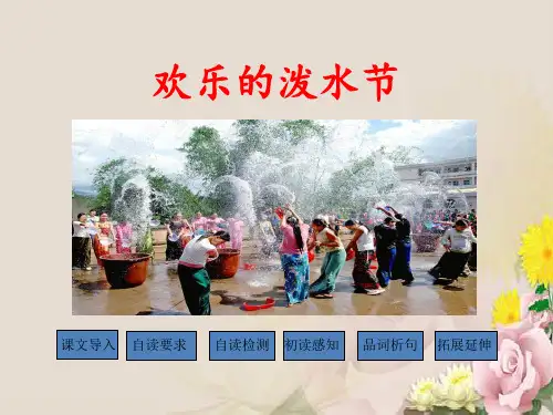 《欢乐的泼水节》PPT