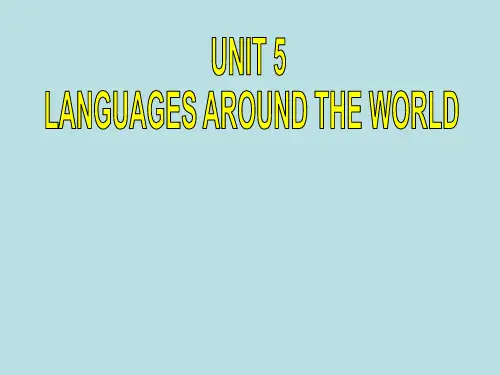 Unit 5-3 Reading for Writing高一上学期(人教版2019必修第一册)