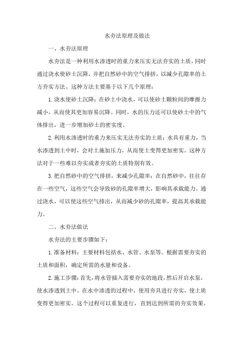 水夯法原理及做法