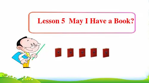 冀教英语七年级上册Unit1Lesson 5 May I Have a Book(共14张PPT)