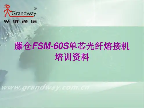 FSM-60S培训