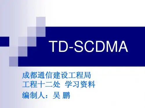 TD-SCDMA 原理