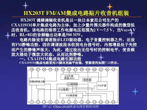 HX203T收音机