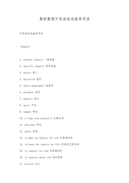 最新整理外贸函电询盘常用语.docx
