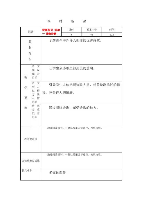 轻叩诗歌的大门4