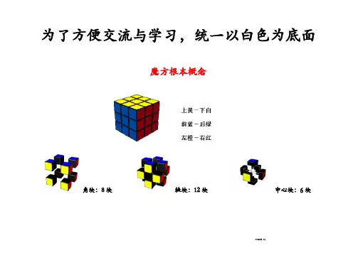 二三四阶魔方层先法(入门玩法)