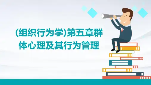 (组织行为学)第五章群体心理及其行为管理