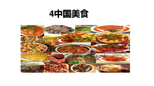 部编版二年级语文下《中国美食》完美PPT2