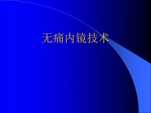 无痛内镜PPT课件