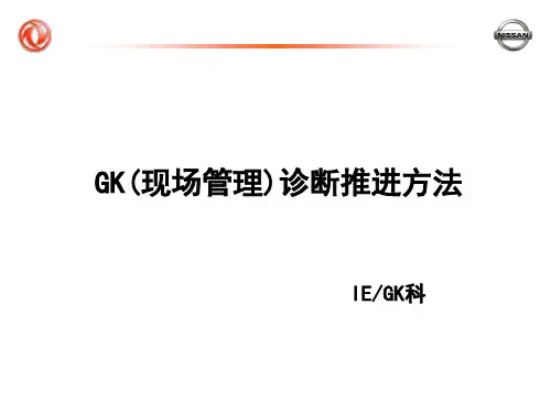 GK诊断推进方法