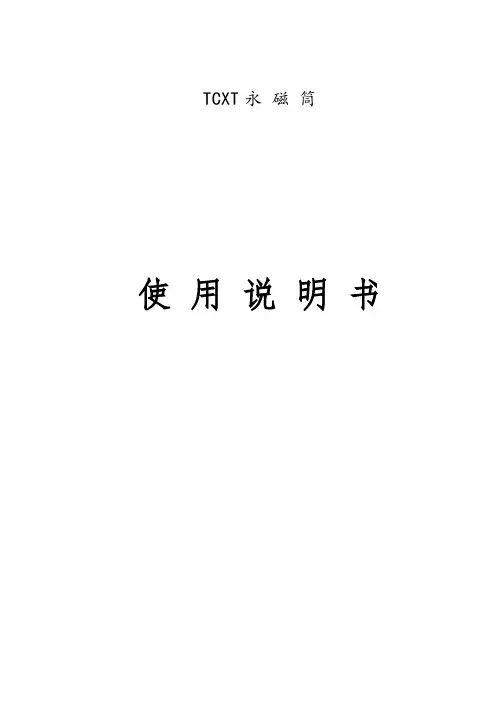 TCXT永 磁 筒