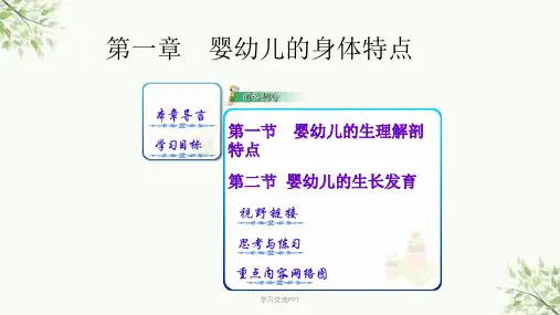 幼儿卫生学 第一章 婴幼儿的身体特点课件