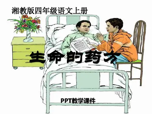 湘教版语文四上《生命的药方》课件