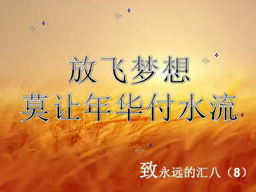 青春梦想主题班会PPT参考课件