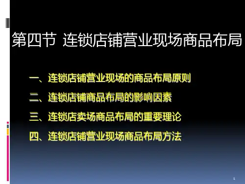 第六章-第四节-连锁店商品布局PPT课件