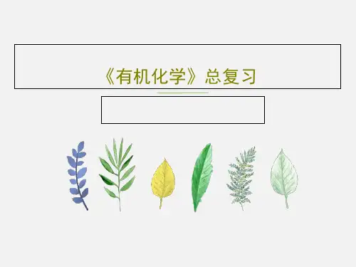 《有机化学》总复习30页PPT