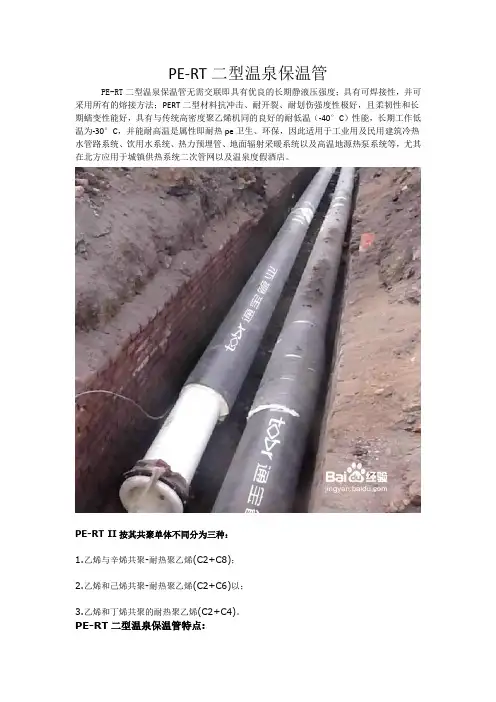 PE-RT二型温泉管