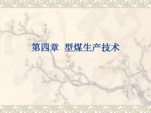 5第四章  型煤生产技术