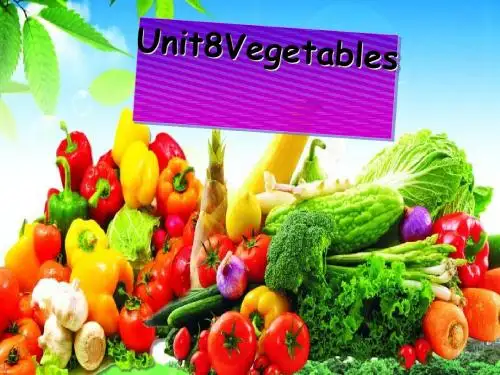 三年级英语下册Unit8《Vegetables》(Lesson1) 优秀课件2北师大版(三起)