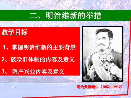 (专题八)二_明治维新的举措3