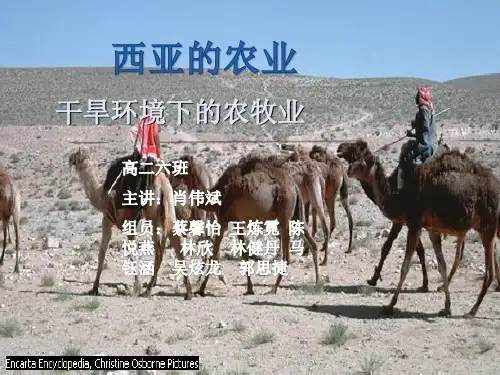 西亚的农业【课资内容】