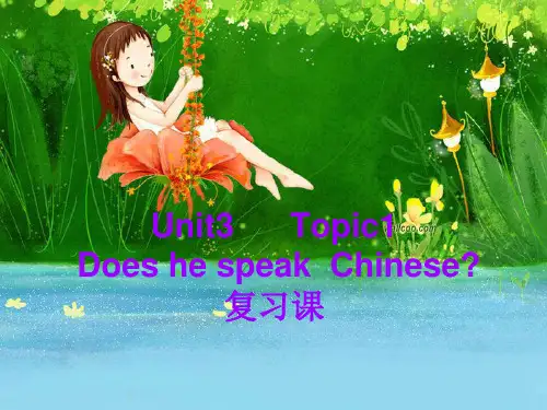 仁爱版英语七年级上册Unit3Topic1复习课件
