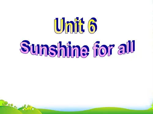 牛津译林版八年级英语下册Unit6 Welcome to the unit优质课件