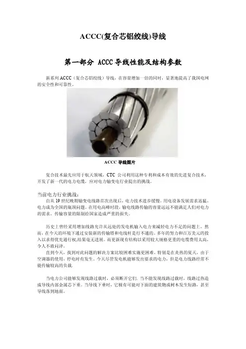 ACCC导线样本