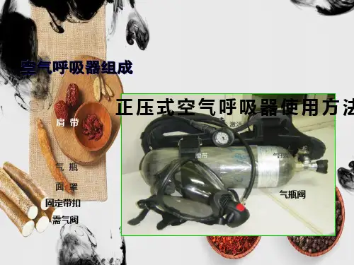 正压式空气呼吸器使用方法培训课件
