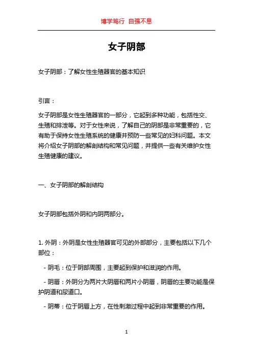 女子阴部_精品文档