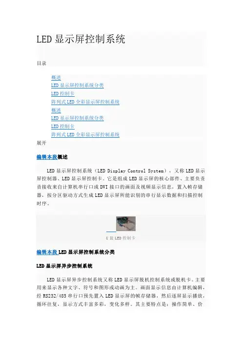 led显示屏控制系统-卓美秀光电提供参考培训课件