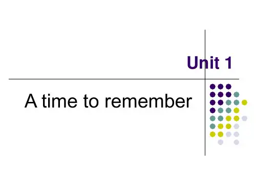 剑桥国际英语教程2册A-unit-1-3