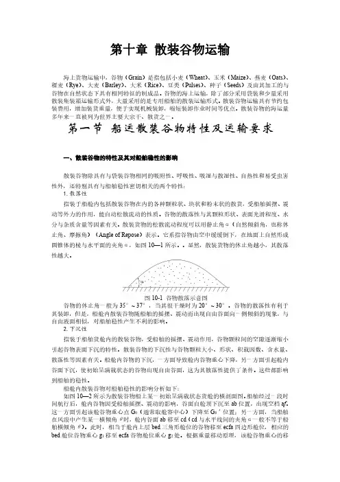 散装谷物运输