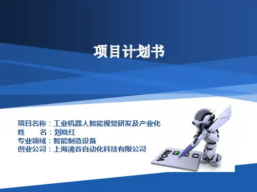 上海沸谷工业机器人智能视觉 项目计划书