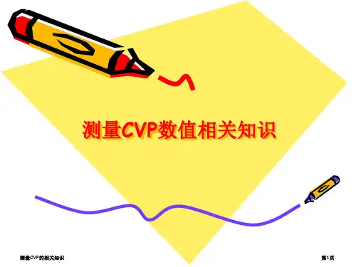 测量CVP的相关知识