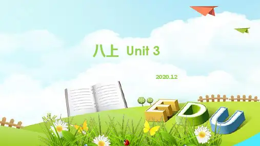 初中英语人教版 中考一轮复习 八年级上册 Unit 3