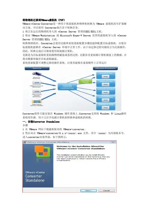 vmware converter转换物理机